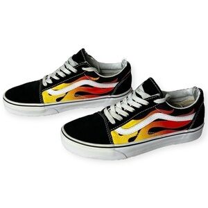 Vans Old Skool Flame Skate Shoes Men’s 6 Women’s 7.5